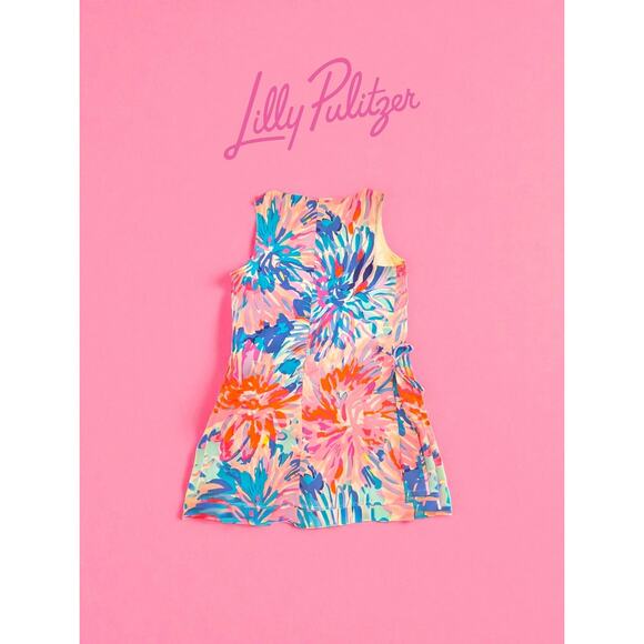 🌸 Lilly Pulitzer Donna Romper – Size 0 – EUC – Bright Floral Print 🌸 - Picture 2 of 5